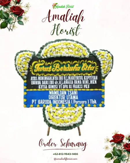 Papan Bunga Duka Sadomas